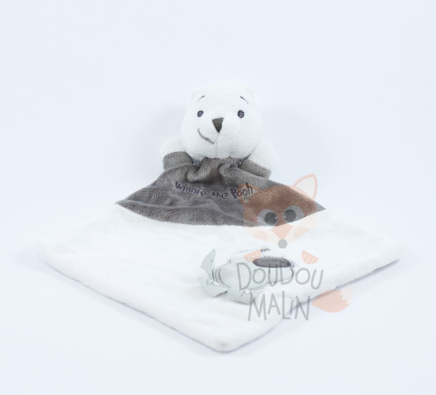  winnie the pooh plat gris blanc abeille 